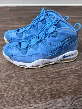 Nike Air Max Uptempo blue trainers. Size US 10.5 #sneakers #basketball/A403